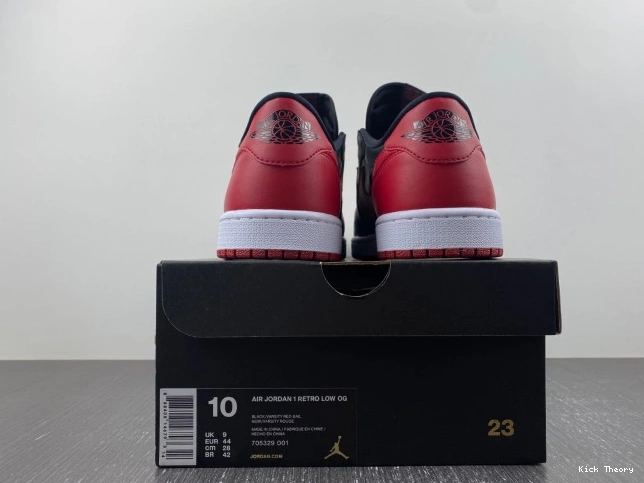 Kick Theory Air 1 Bred Low Retro Jordan 705329-001 0714